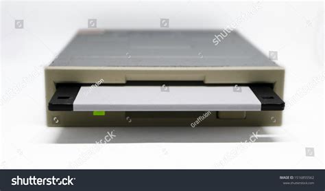 Floppy Disk Insert Floppy Drive Isolated Stock Photo 1516855562