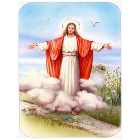 Easter Jesus Is Risen Mouse Pad Hot Pad Or Trivet Kroger