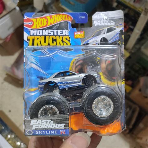 Jual Terbaru Original Hot Wheels Monster Trucks Fast Furious Nissan Skyline Gtr R Limited