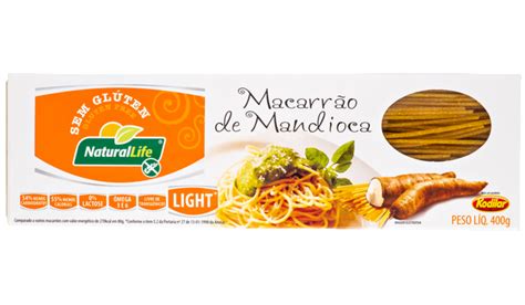 Macarrão De Mandioca Sem Glúten 400g Natural Life Dietacrua Loja