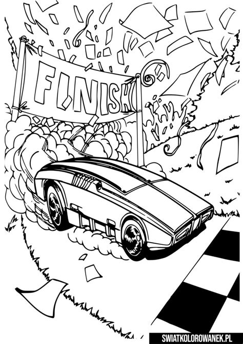 Kolorowanki Hot Wheels Darmowe Kolorowanki Do Druku