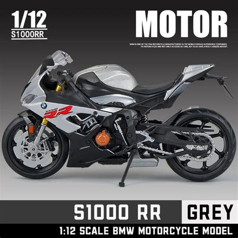 1:12 BMW S1000RR Металлические модели мотоциклов, игрушечные подарки ...