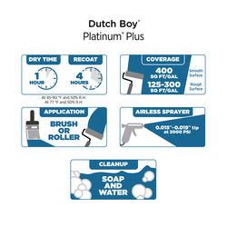 Dutch Boy Platinum Plus Interior Semi Gloss Timber Acrylic Paint