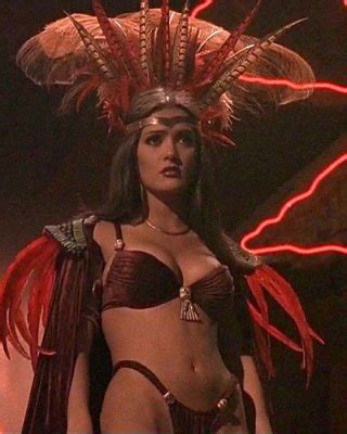 Salma Hayek Showing Her Nice Big Tits And Fucking Porn Pictures XXX Photos Sex Images