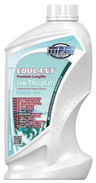 Антифриз MPMOIL LOW PHOSPHATE (P-OAT) / -37°C / темно-синий / 1л. / MPM ...