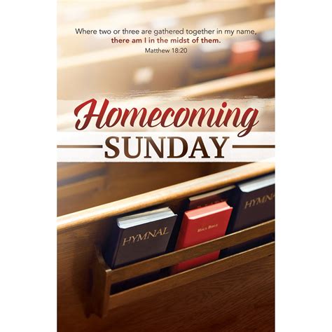 Church Bulletin 11 Homecoming Matt 1820 Pack Of 100