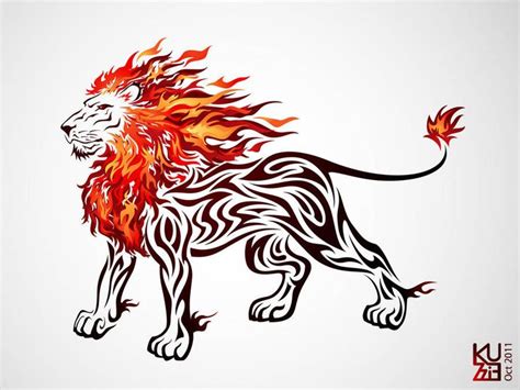 Flame Lion By Kuzzie 013 On Deviantart