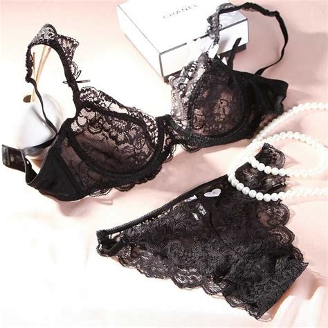 Ultra Thin Lace Bra Set Sexy Transparent Underwear Women Intimates Sexy Lingerie Ebay
