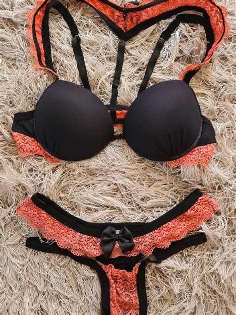 Conjunto Novo Lingerie Modelo Diferente E Ousado Lingerie Feminina Nunca Usado 77957867 Enjoei