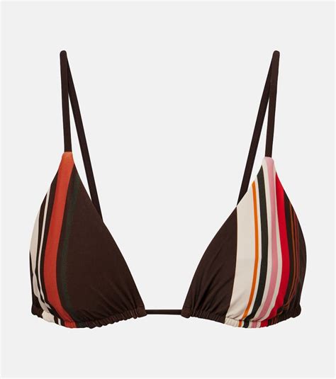 Sir Thistle String Bikini Top In Multicoloured ModeSens