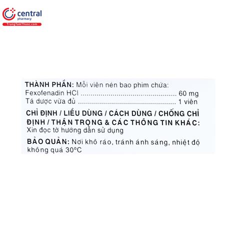ChÍnh HÃng Thuốc Xonatrix 60mg Giúp Trị Viêm Mũi Dị ứng Mày đay