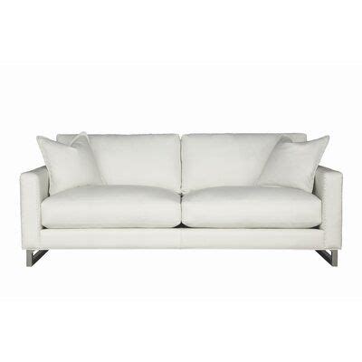 Eleanor Rigby Magdalena Genuine Leather Square Arm Sofa Perigold