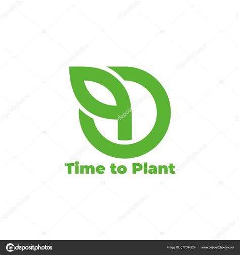 Time Plant Watch Symbol Logo Vector Stock Vector by ©Adnanbantul87