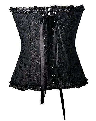 Women S Bridal Lingerie Lace Up Satin Boned Corset G String Buy Online In New Zealand At