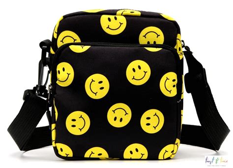 Smiley Face Messenger Bag – Toast & Tonic