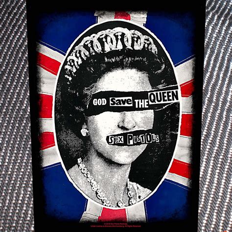 Distribution Butiker SEX PISTOLS BACK PATCH GOD SAVE THE QUEEN