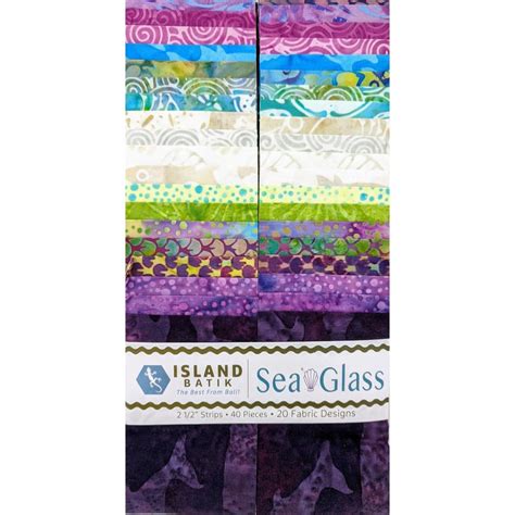 Island Batik Ib Strip Pack Sp Sea Glass Pastel Etsy