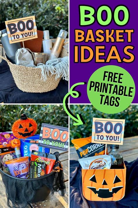 boo basket ideas   printable gift tags  savvy sparrow