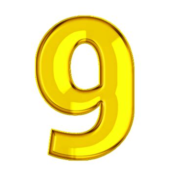 Number 9 Clipart PNG Images, Gold Number 9, 9, Number, Number 9 PNG ...