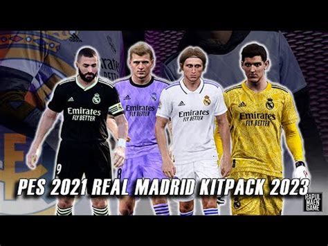 Pes Real Madrid Kitpack Season Sider Only Youtube