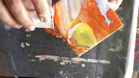 Como Pintar Flores Facil En Arte Acrilico Fluido Pouring Pintura Agua