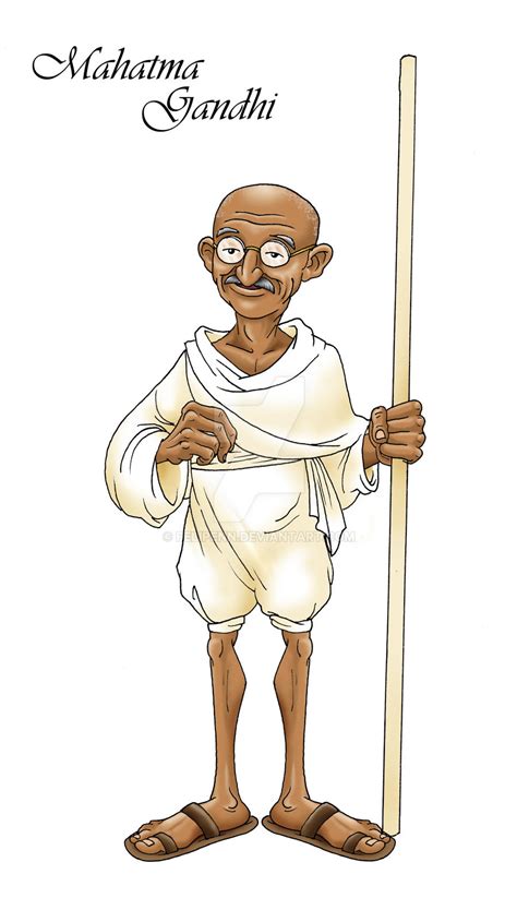 Mahatma Gandhi by Felipenn on DeviantArt