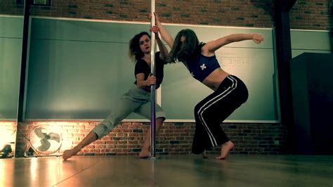 Pole Dance Pole Flow Improvisation By Nana Lou And Little Milla Youtube