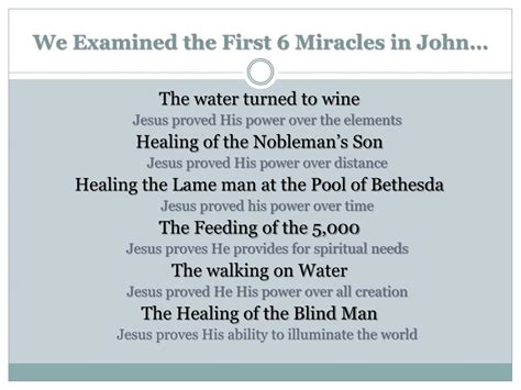 Ppt “the Miracles Of Jesus” Powerpoint Presentation Free Download