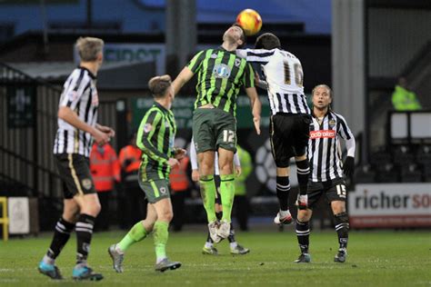 23012016 Notts County Afc Wimbledon 0 2 Bando Press Photo