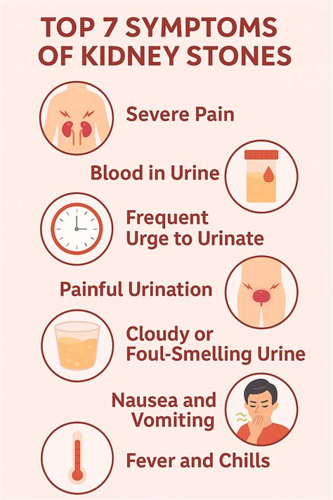 kidney stone symptoms diagram