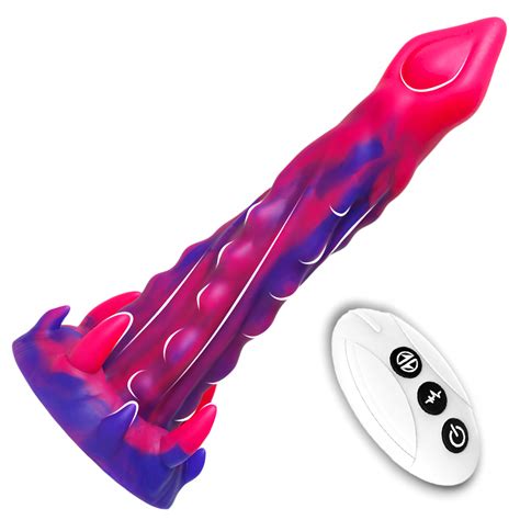 Wibrator Damski Analny i Waginalny Posuwisty Wibrujący Sztuczny Dildo