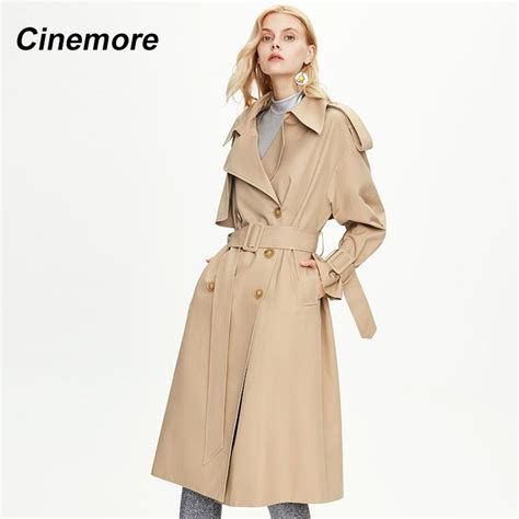 Cinemore Новинка 2022 года, осенние женские пальто, классические ...