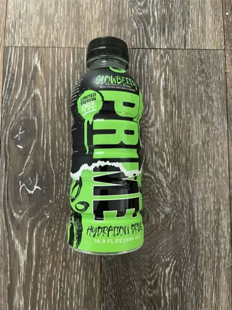 Rare Glowberry Prime Hydration Limited Edition Bottle Unopened Logan