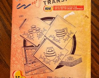 Bedroom Ensemble Aunt Martha S Hot Iron Embroidery Transfer Patterns 3339 Etsy