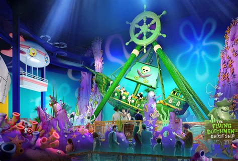 Nickelodeon Universe Flying Dutchman Bikini Bottom Theme Park Land
