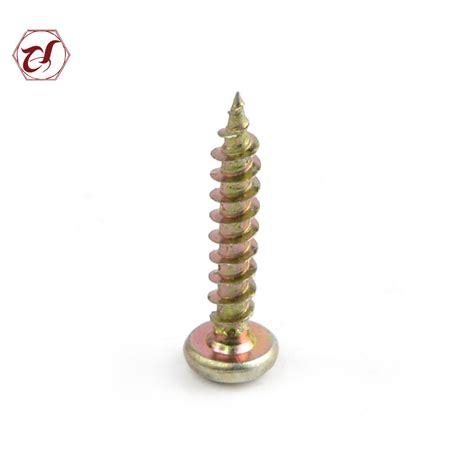 Zinc Plated Cross Recessed DIN7981 Self Tapping Screws China Pan Head