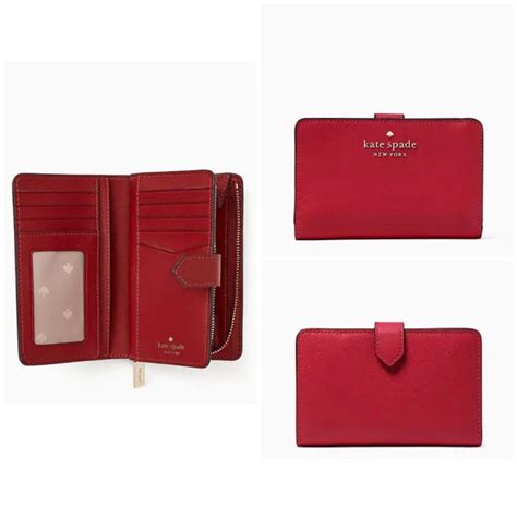 Last Piece Instock Kate Spade Staci Medium Compact Wallet Bifold