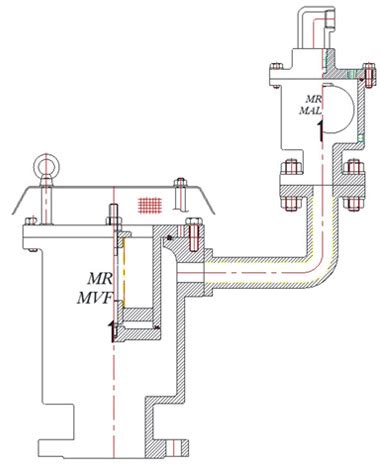 combination vacuum relief valve mureung