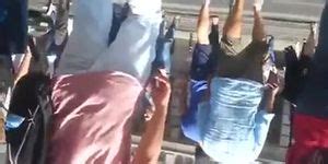 Spy Upskirt Sexy Woman Blue Bikini Romanian Tnaflix