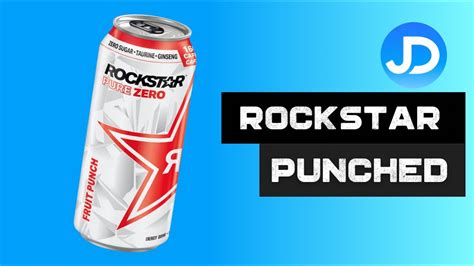 Rockstar Pure Zero Fruit Punch Energy Drink Review YouTube