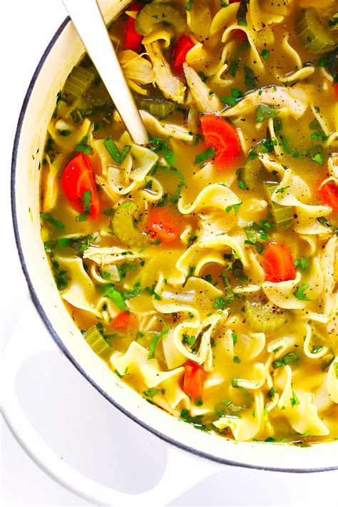 Herb Loaded Chicken Noodle Soup Gimme Some Oven Bloglovin