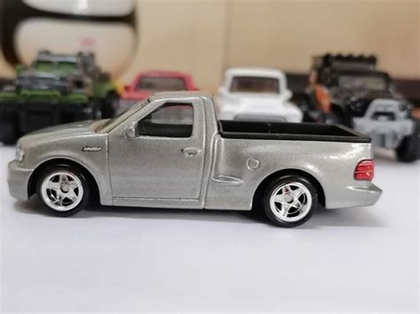 Hot Wheels Car Culture Hyper Haulers Ford F Svt Lightning Metalflake Silver Loose