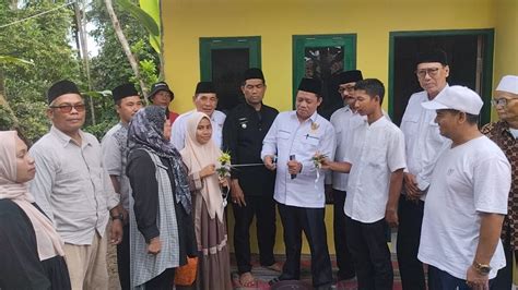 Peresmian Bantuan RTLH Di Desa Pancalaksana Bersama Baznas Camat Dan