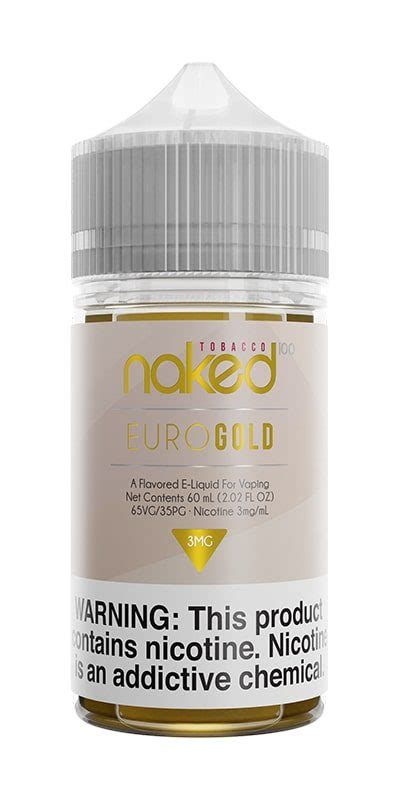 NAKED Euro Gold 60ML Nube Vape