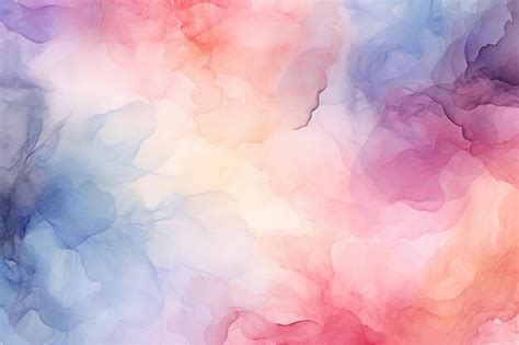 Premium Ai Image Pastel Dreams Large Repeat Watercolor Design