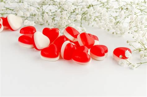 Premium Photo Heart Shaped Jelly Gummies
