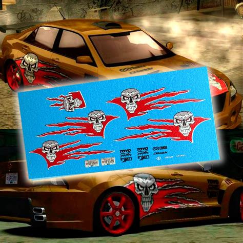 Need For Speed Mw Taz S Lexus Waterslide Decals For Hot Wheels Etsy
