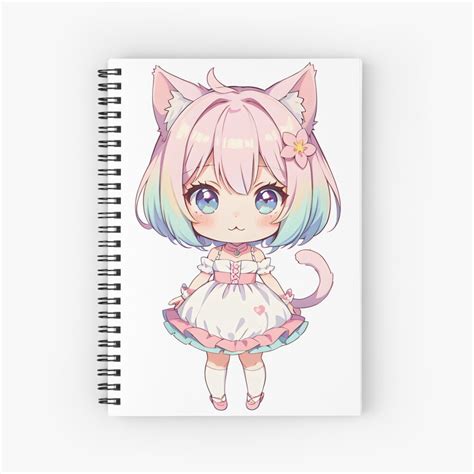 Kawaii Pastel Chibi Anime Cat Girl Sticker For Sale By NekoPixels