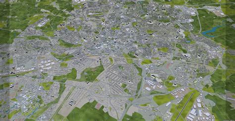 Coventry City England 3d Model Flippednormals