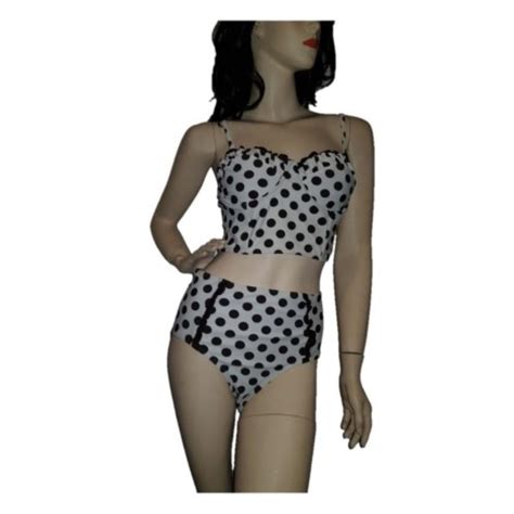 Neuw White Retro Bikini Bargain As Clothing